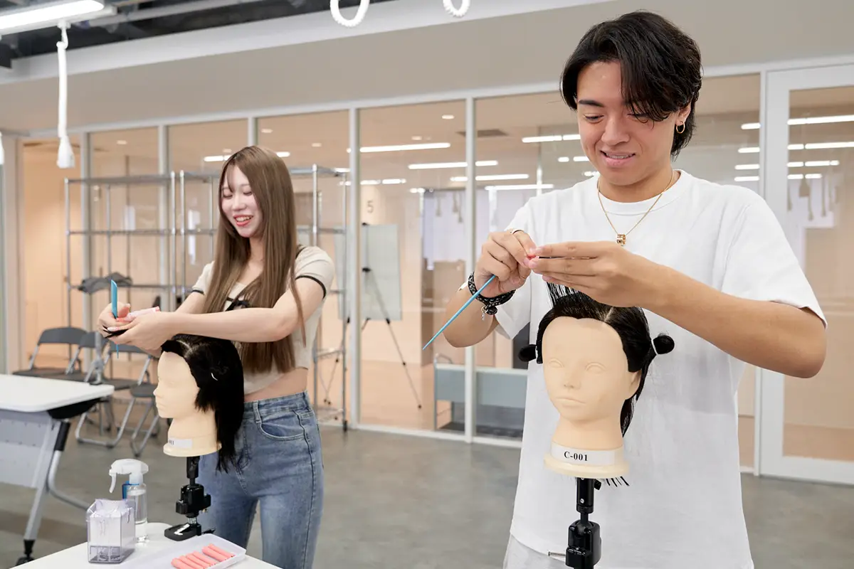 美容学校　美容専門学校　実技　セット 実技特待生練習会 | 横浜ベルエポック美容専門学校